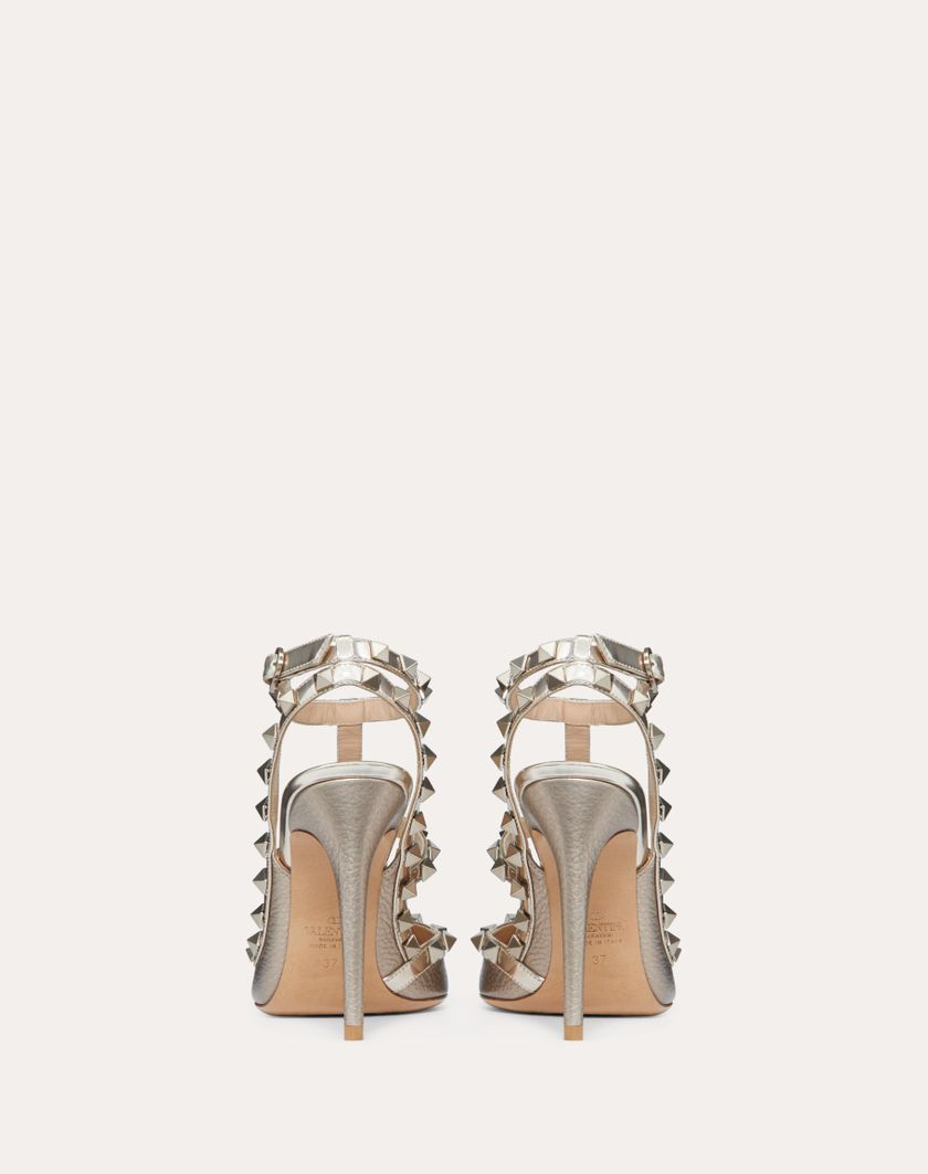 ROCKSTUD METALLIC ANKLE STRAP PUMP 100 MM - Image 5
